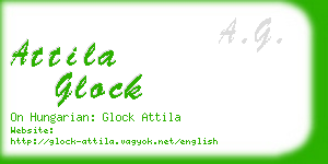 attila glock business card